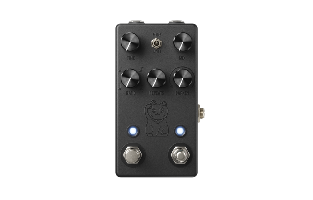 JHS Pédale Lucky Cat Delay Noire