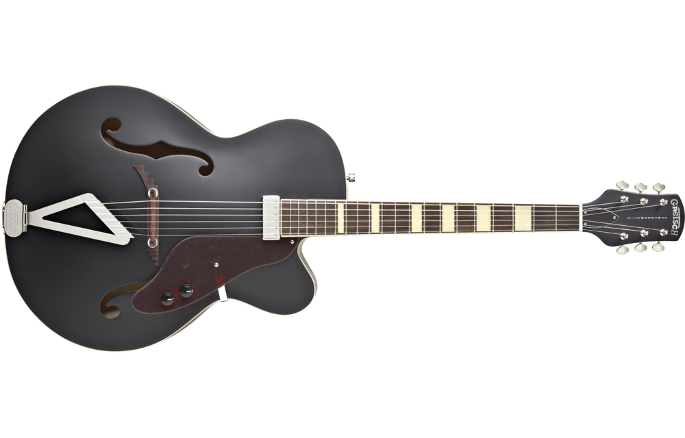 Gretsch G100BKCE Synchromatic™ Archtop Cutaway Electric, Rosewood Fingerboard, Flat Black