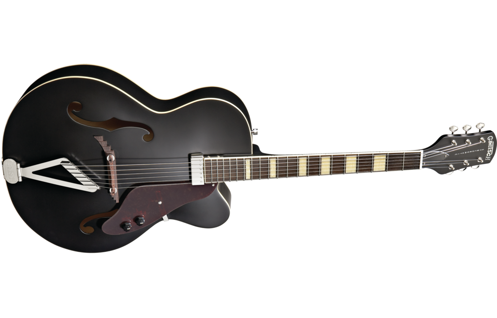 Gretsch G100BKCE Synchromatic™ Archtop Cutaway Electric, Rosewood Fingerboard, Flat Black