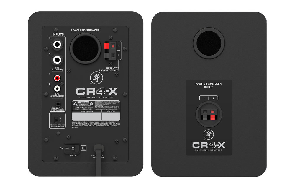 Mackie CR4-X Multimedia Monitors - 4", Pair