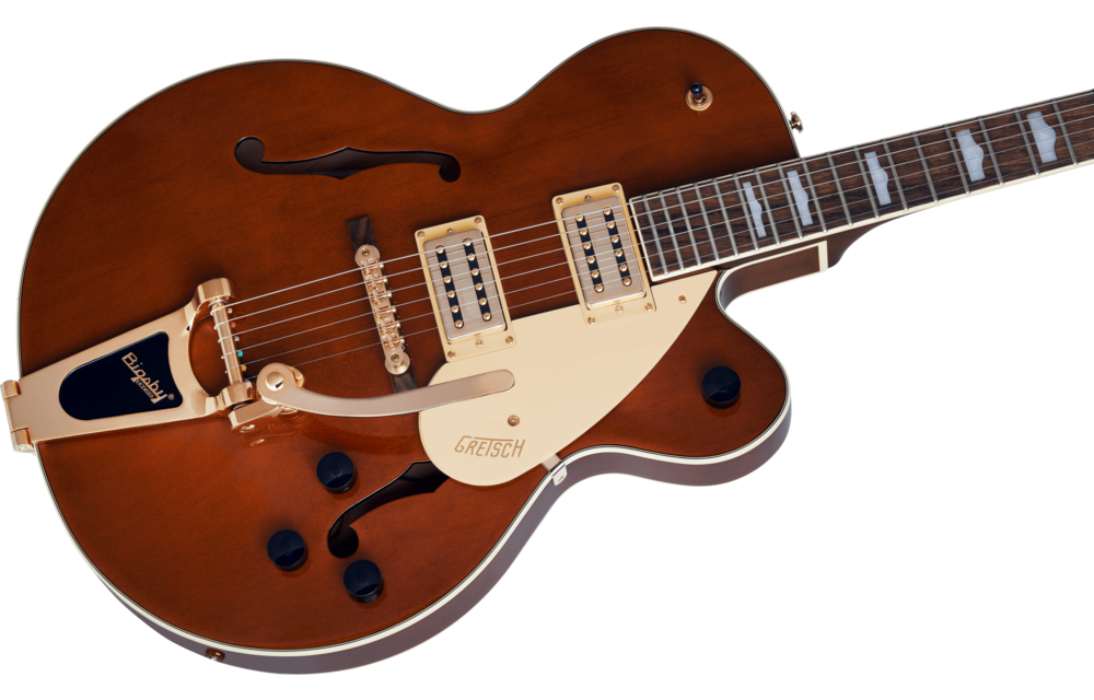 Gretsch G2410tg Streamliner™ Hollow Body Single-Cut with Bigsby® and Gold Hardware, Laurel Fingerboard, Single Barrel