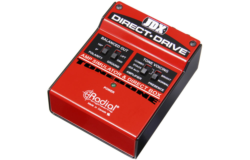 Radial JDX direct drive DI amp simulateur