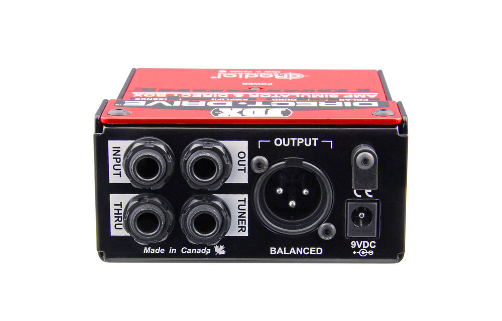 Radial JDX direct drive DI amp simulateur