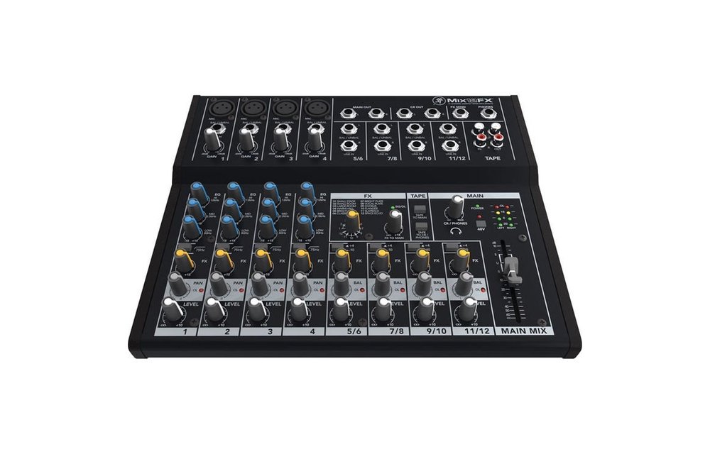 Mackie Mixer 12 channels FX MIX12FX