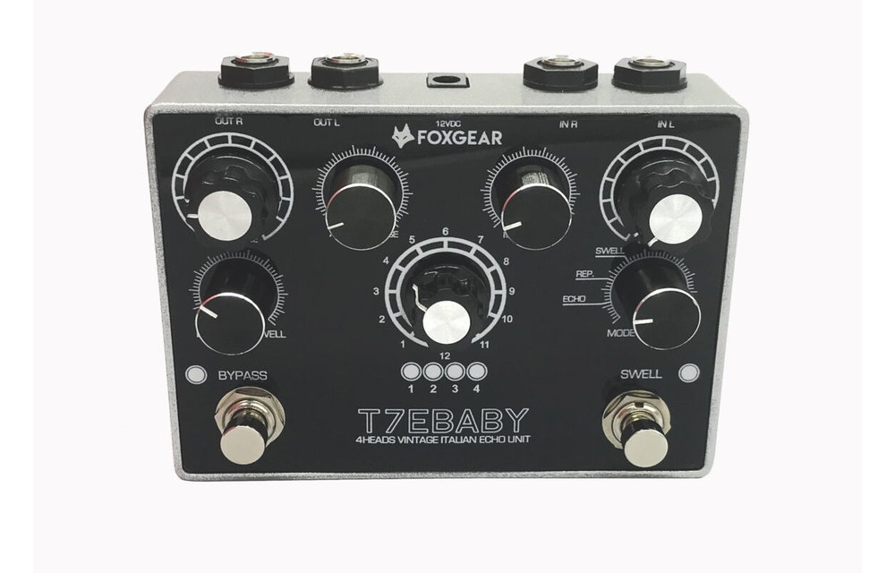 Foxgear T7E Baby 4 Heads Stereo Vintage Italian Echo