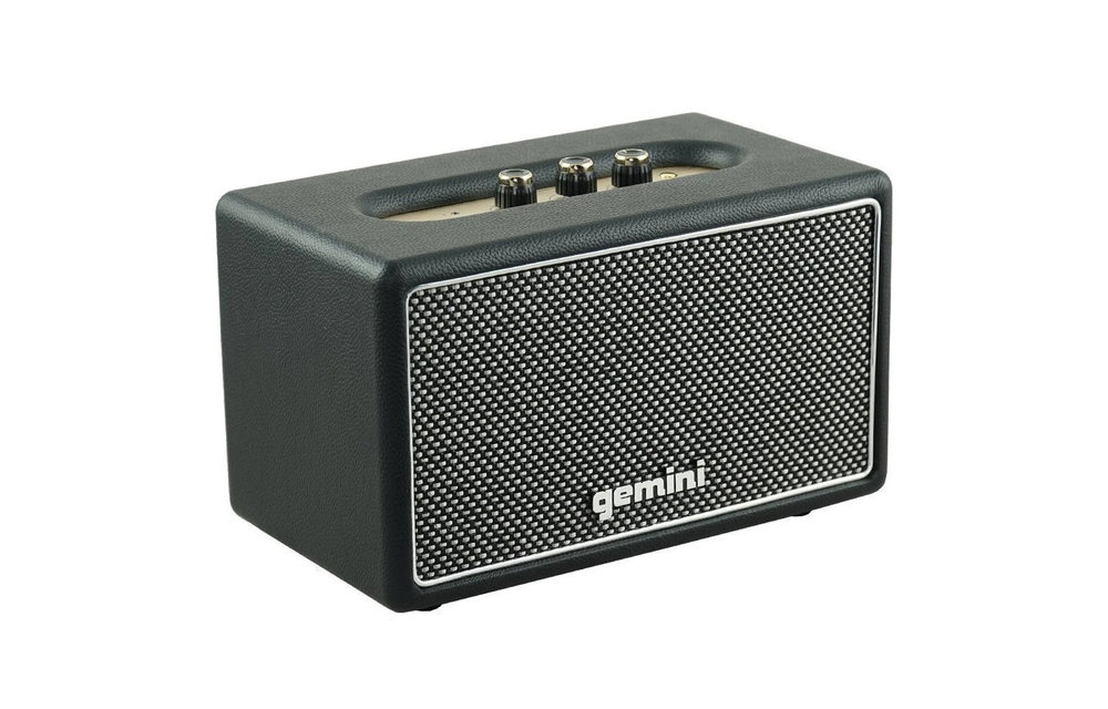 Gemini GTR-200 haut-parleur Bluetooth à Batteries portable rétro
