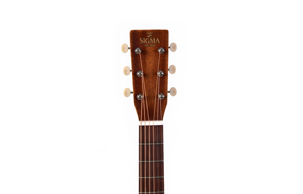 Sigma DM-15E-AGED Aged Dreadnought Acoustic / Electric Guitar
