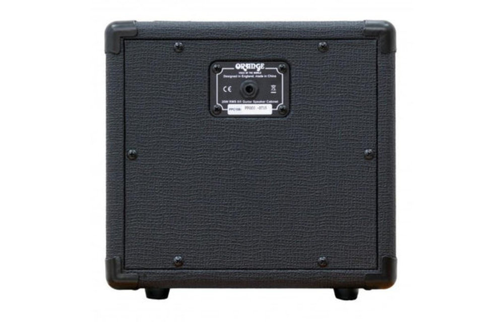 Orange - Guitar Cabinet 1X8 Black