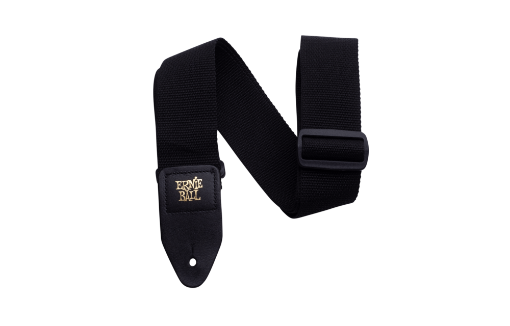 Ernie Ball Black polypro guitar strap P04037