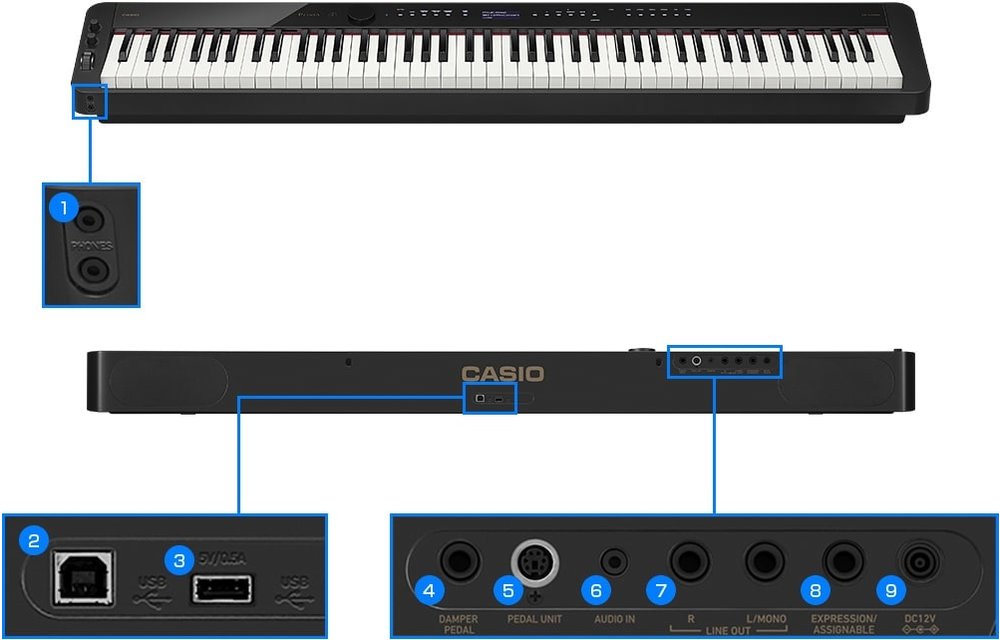 Casio Privia PX-S3100 Noir