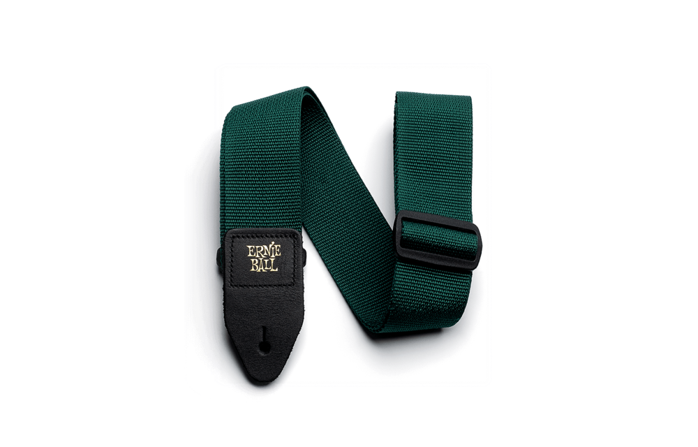 Ernie ball polypro courroie de guitare vert forêt
