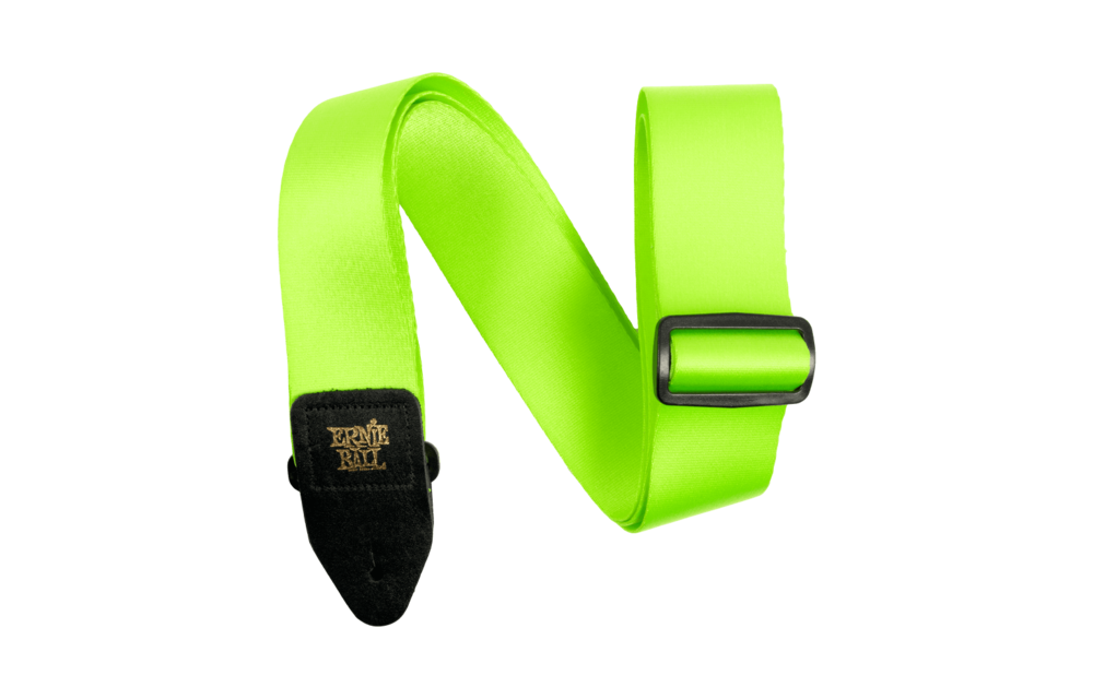 Ernie Ball - Courroie Premium Vert Néon