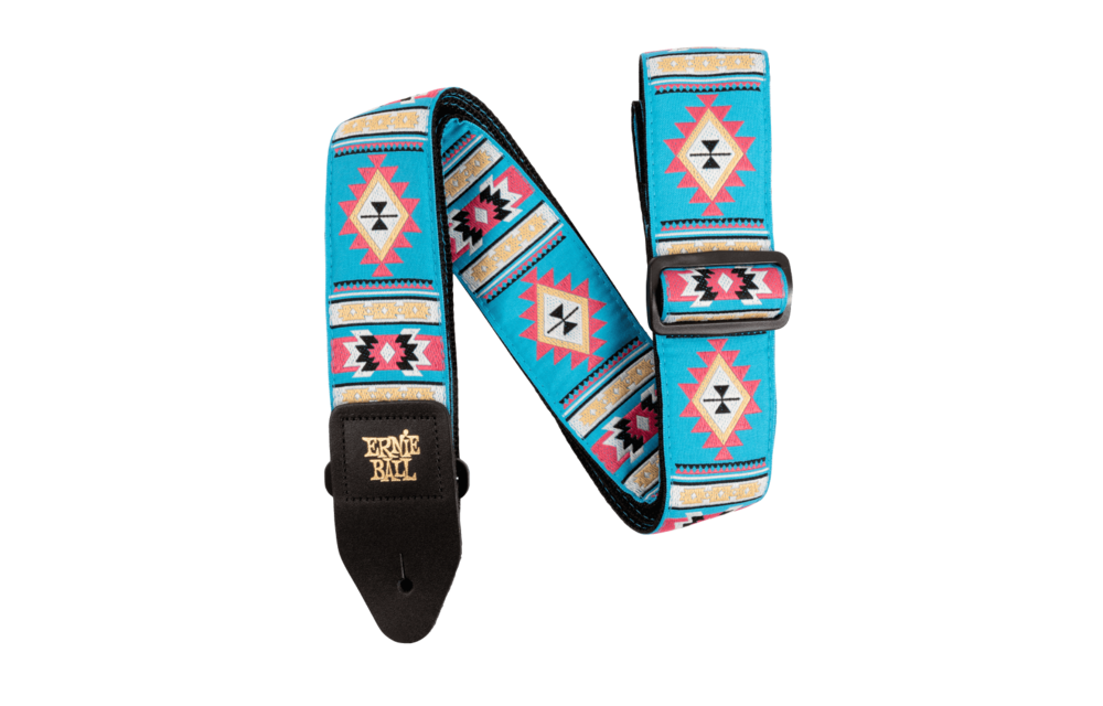 Ernie ball bleu sedona jacquard courroie