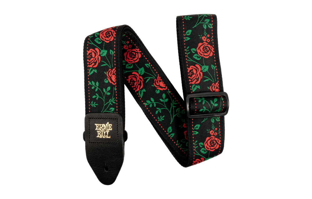 Ernie ball spanish rose jacquard strap