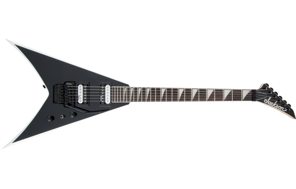 Jackson - JS Series King V™ JS32, Amaranth Fingerboard, Black with White Bevels