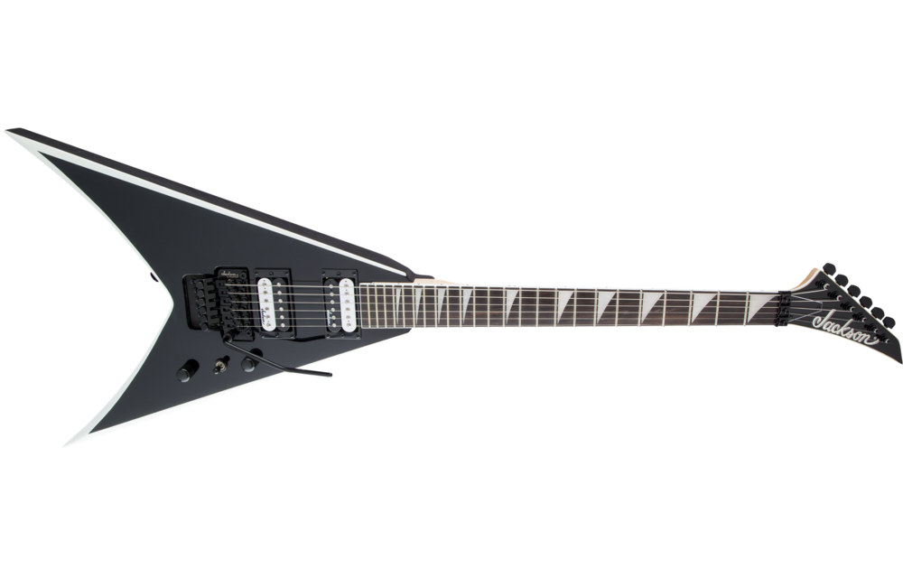 Jackson - JS Series King V™ JS32, Amaranth Fingerboard, Black with White Bevels
