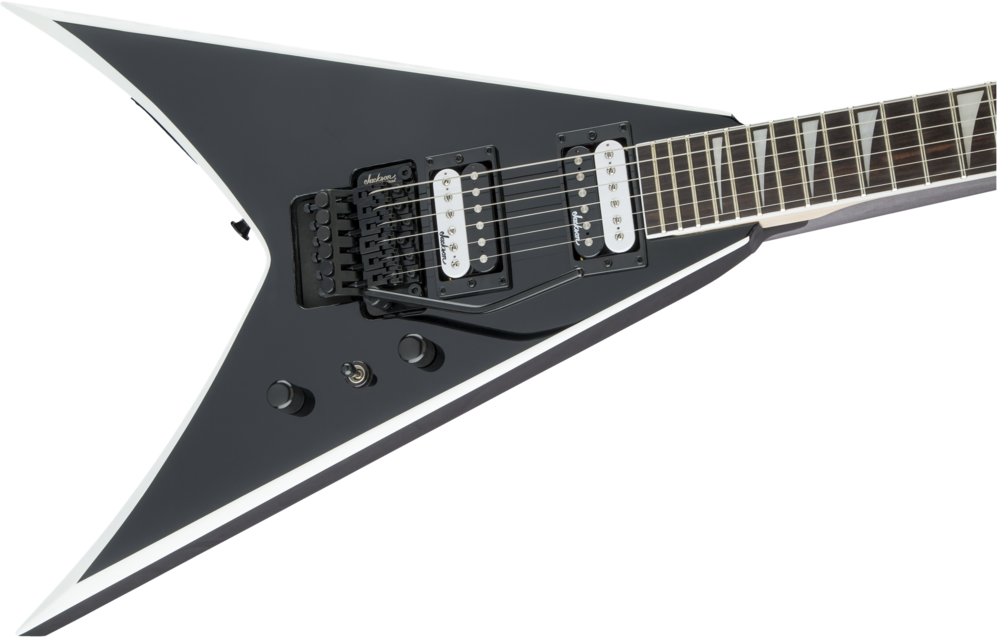 Jackson - JS Series King V™ JS32, Amaranth Fingerboard, Black with White Bevels