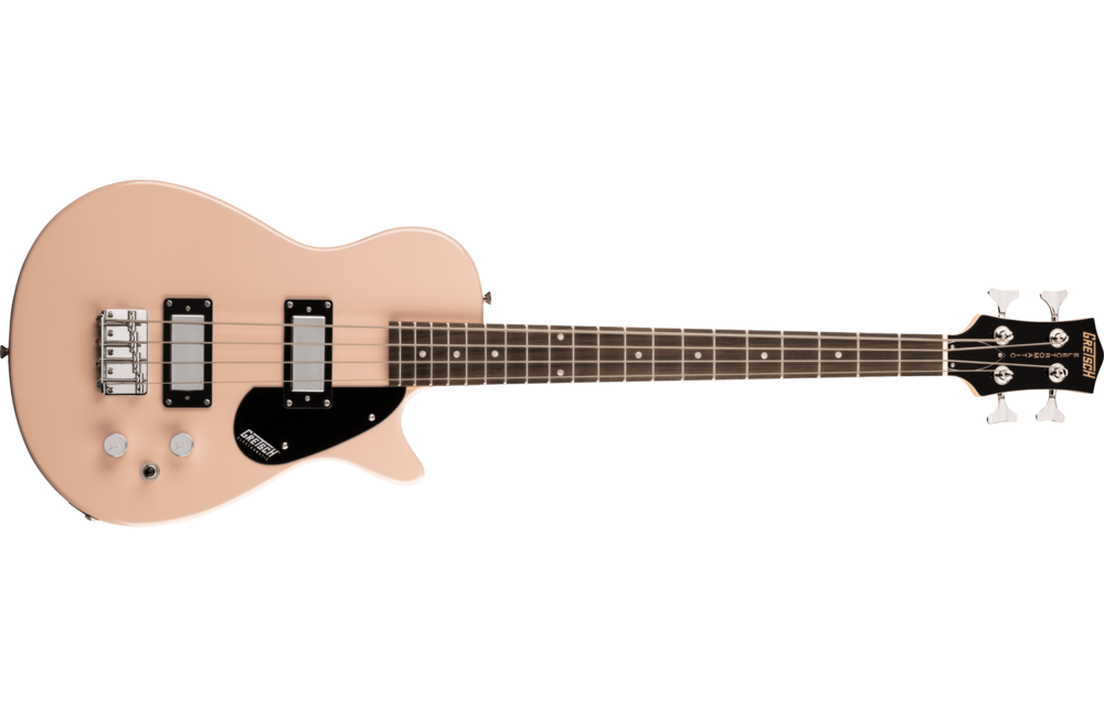 Gretsch - G2220 Electromatic® Junior Jet™ Bass II Short-Scale, Black Walnut Fingerboard, Shell Pink