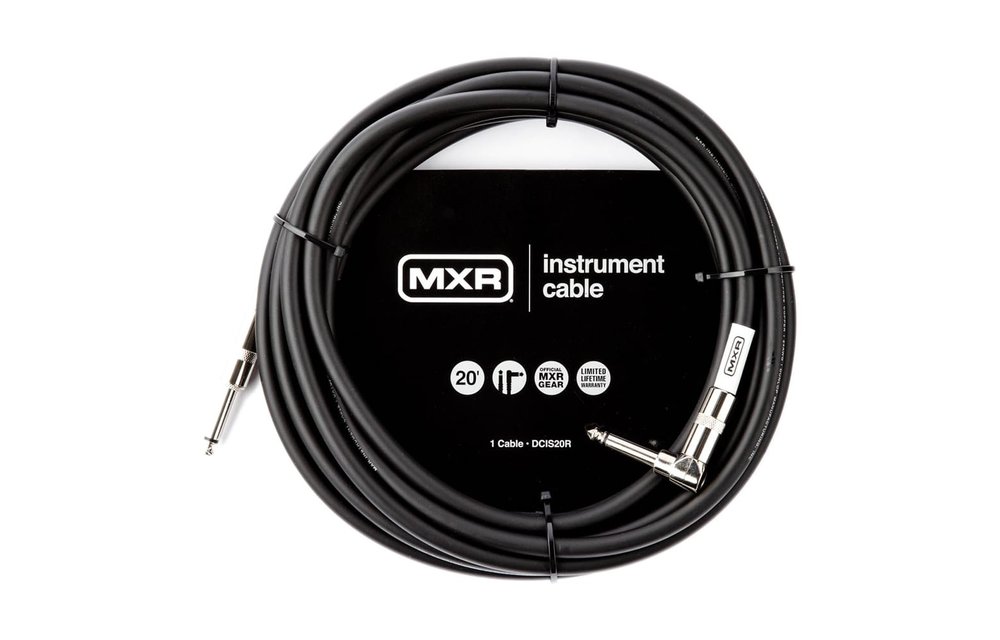 MXR Instrument cable 20ft right angle