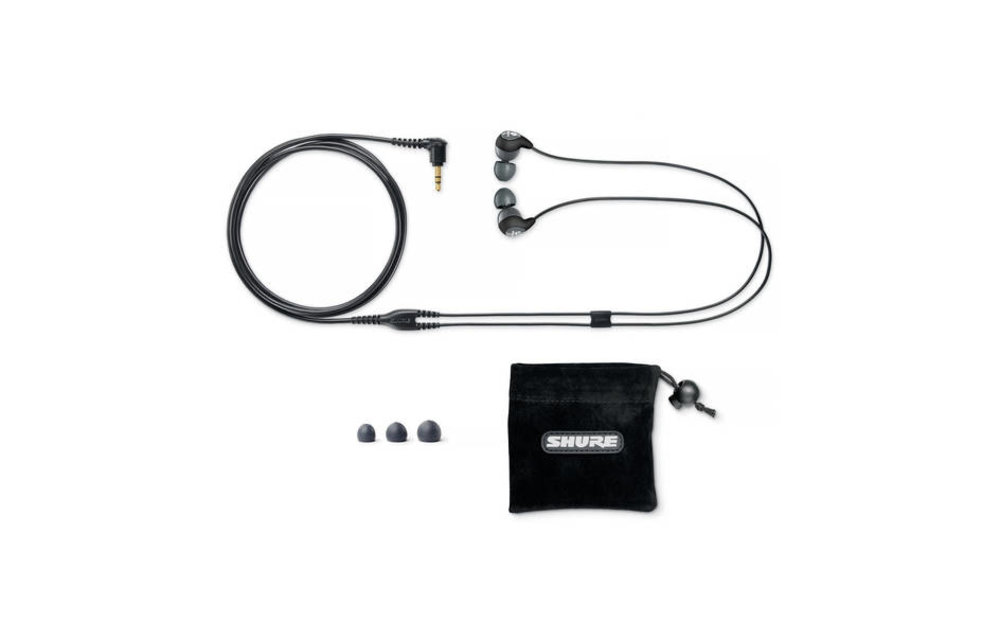 Shure SE112 Écouteurs gris à isolation sonore