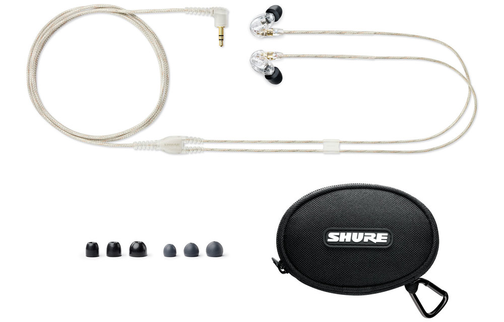 Shure SE215 Écouteurs clairs à isolation sonore