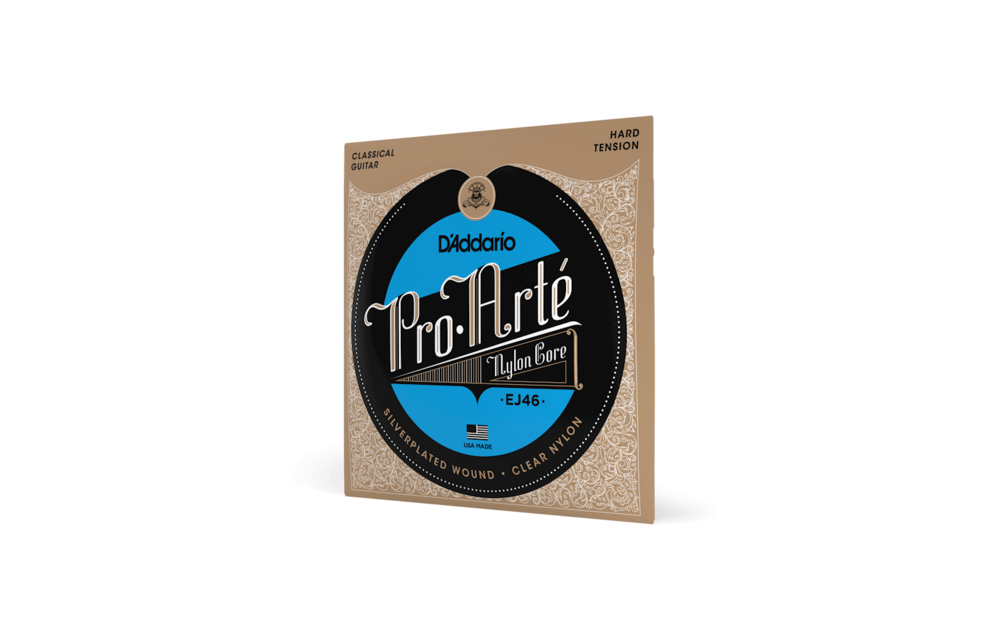 D'Addario - Silver Plated Wrap, Nylon Core, Clear Nylon Trebles