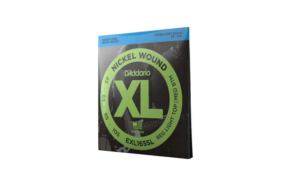 D'Addario - 45-105 Regular Light Top/Medium Bottom Super Long Scale Bass Strings