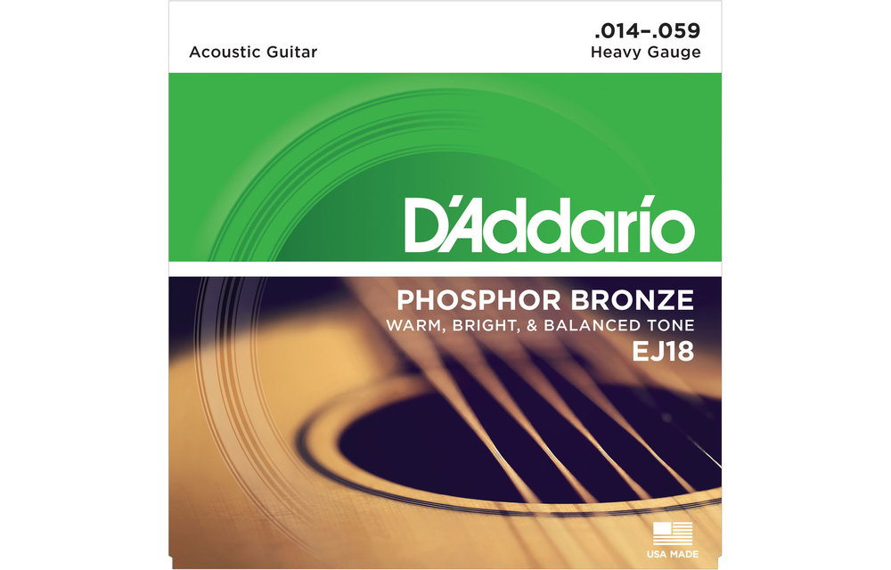 D'addario EJ18 Acoustic Heavy Gauge
