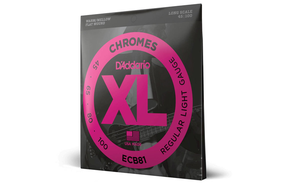 D'Addario ECB81 cordes Bass Elec Chrome Reg-