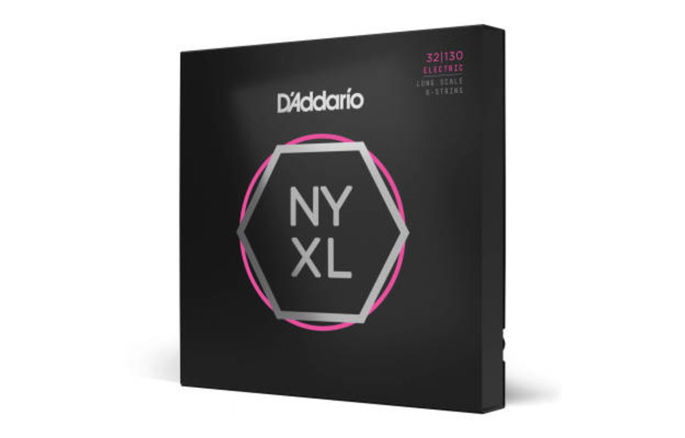 D'addario Bass electric long scale 6 string 32-130 NYXL