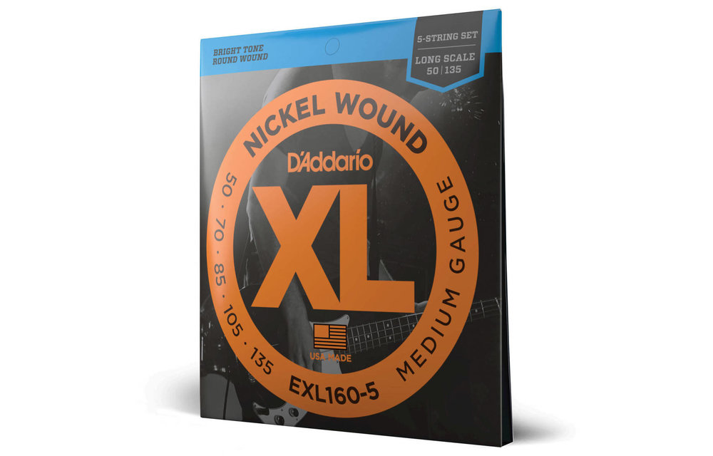 D'Addario bass strings 50-135 5 string