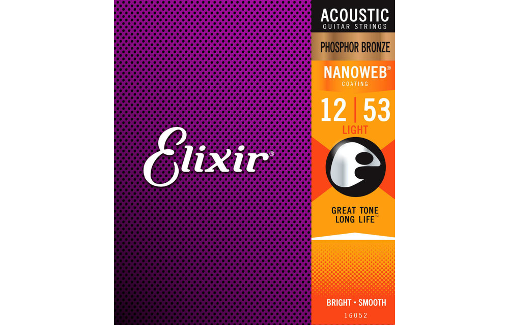 Elixir strings acoust Phos Nano Light 12-53