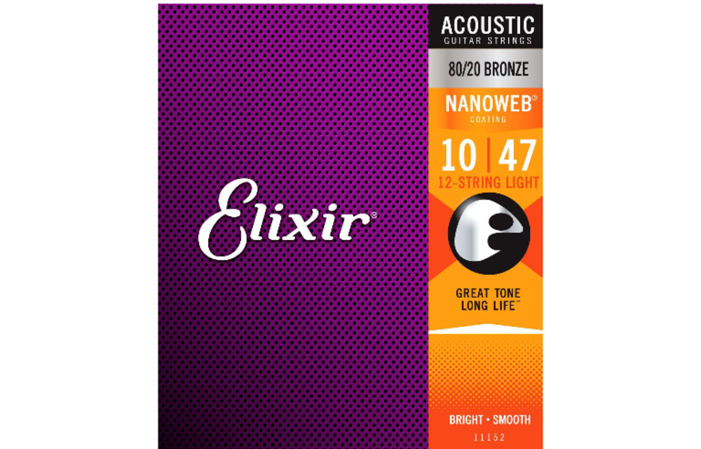 Elixir strings phosphor bronze 12 strings 10/47
