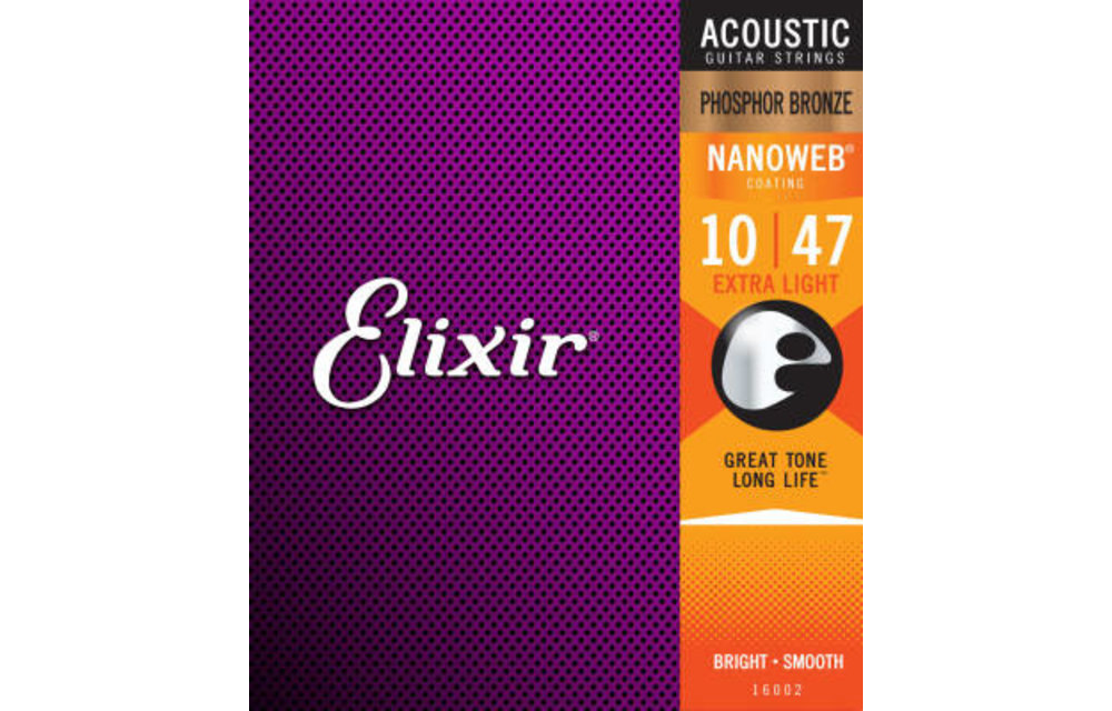 Elixir strings acoust Phos Nano Extra Light 10-47