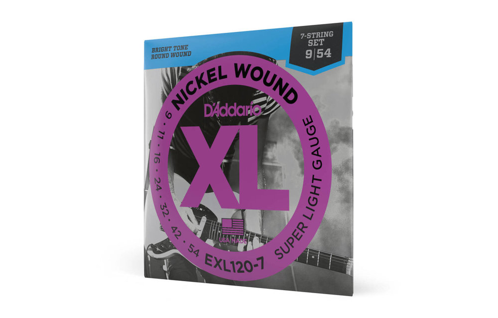 D'addario elect. 7 strings Super Light 9-54