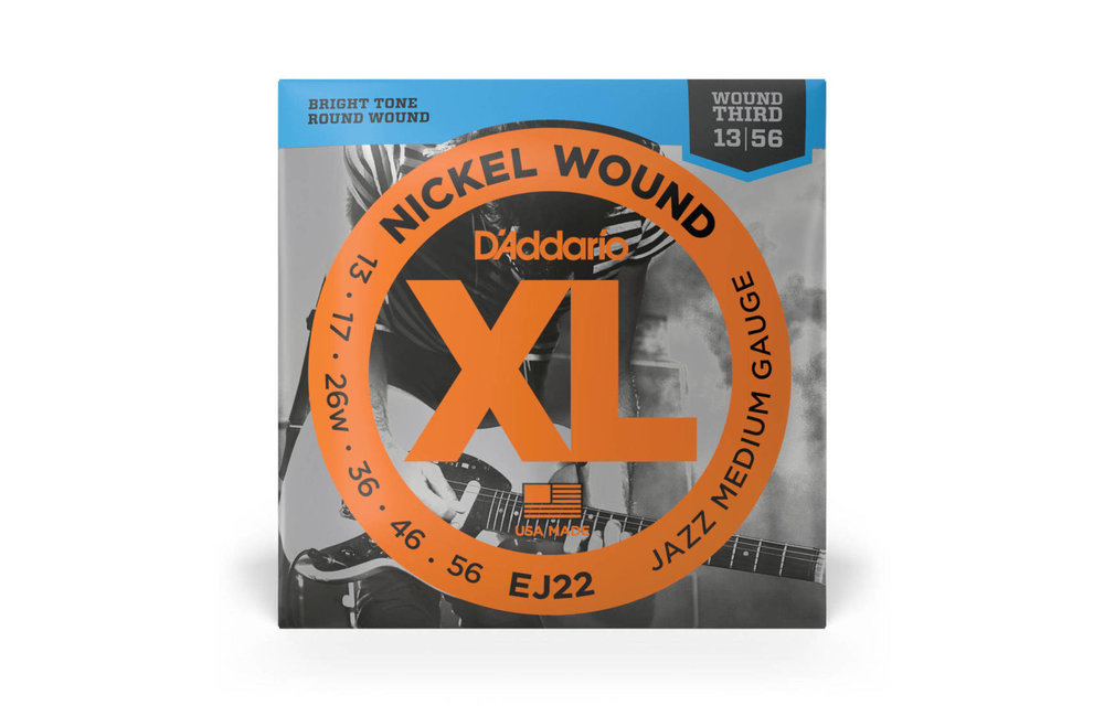 D'Addario elect. wound third 13-56