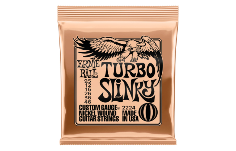 Ernie Ball elect. Turbo slinky 9.5 - 46