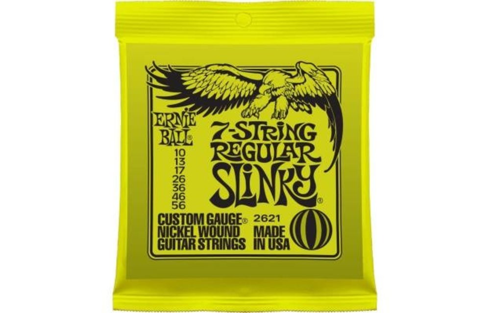 Ernie Ball elect. 7 strings regular slinky 10-56