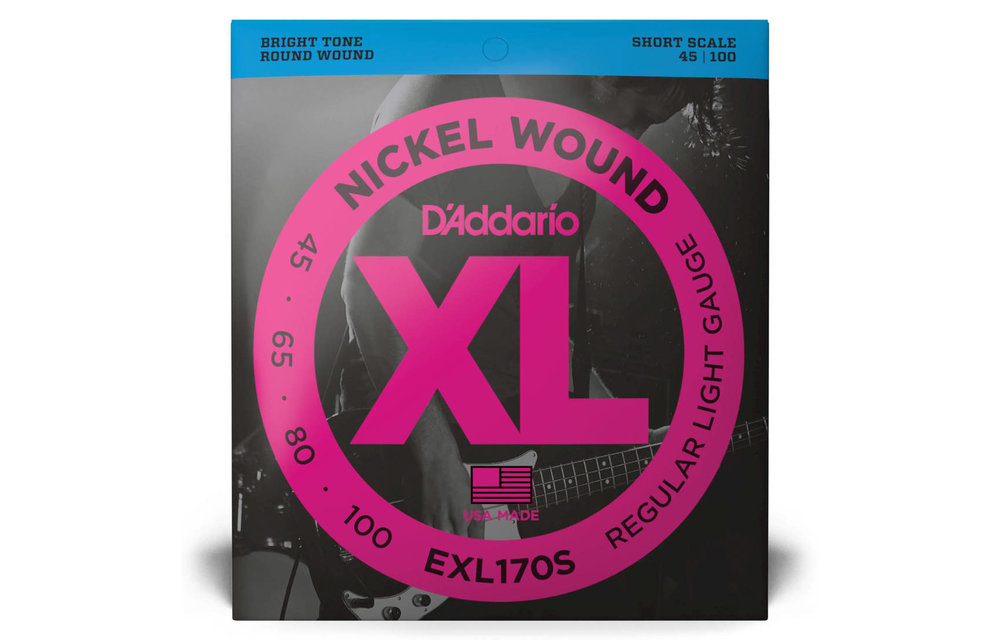 D'addario elect. Bass Short Scale 45-100