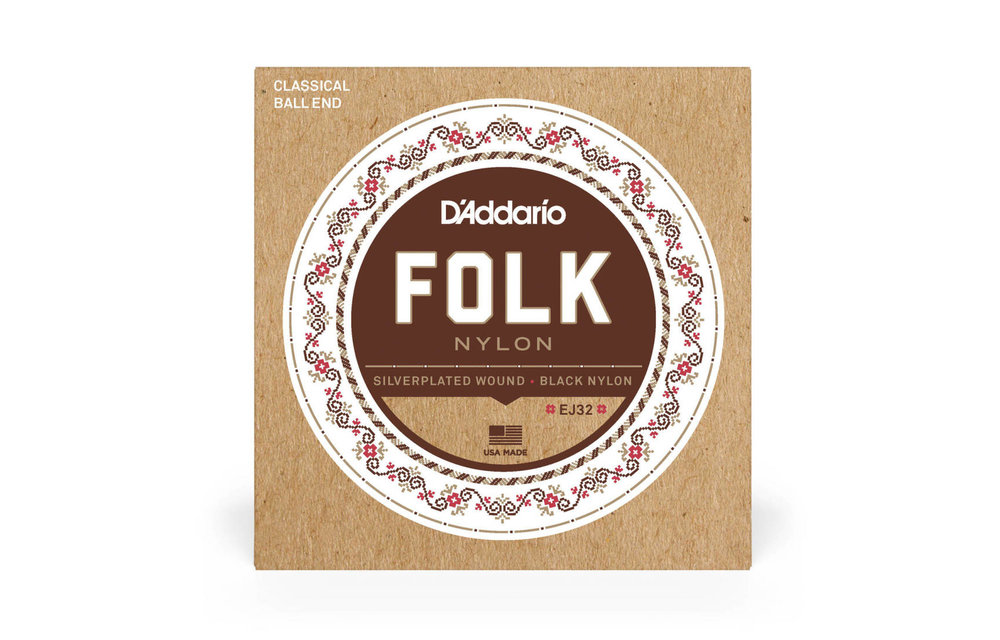 D'addario classique ball end nylon noir