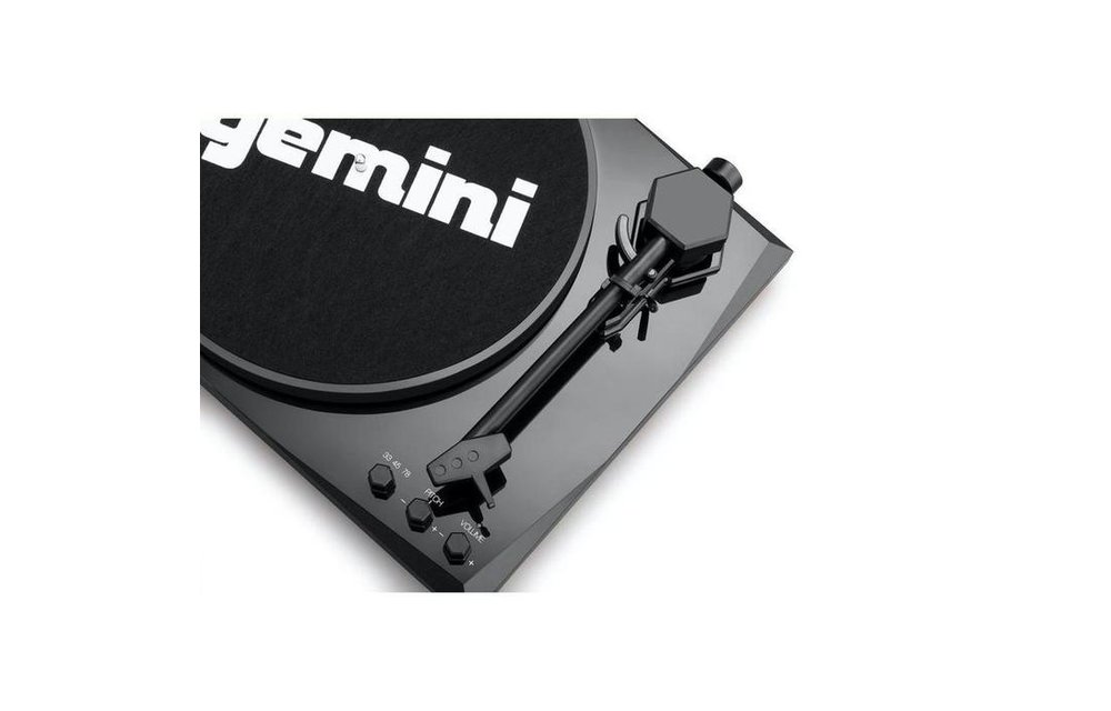 Gemini Système De Platine Stéréo, Noir / Noir