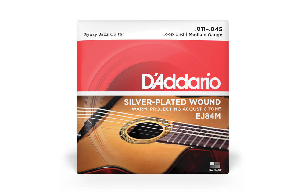 D'Addario Gypsy Jazz silverplated wound 11-45