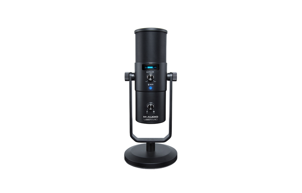 Microphone USB M-Audio UBER MIC avec sortie casque