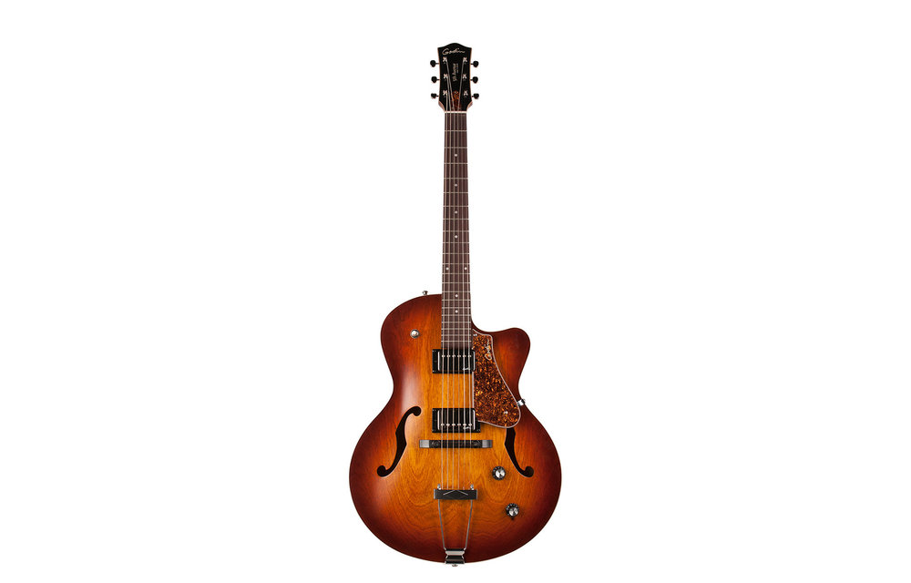 Godin - 5e Avenue CW Kingpin II HB Burst Cognac