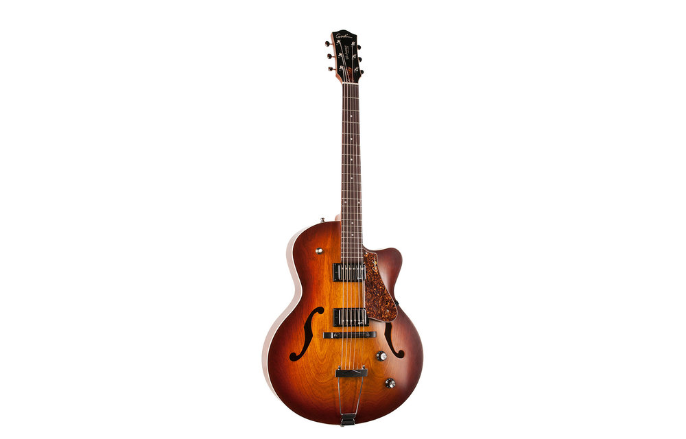 Godin - 5e Avenue CW Kingpin II HB Burst Cognac - La Boîte