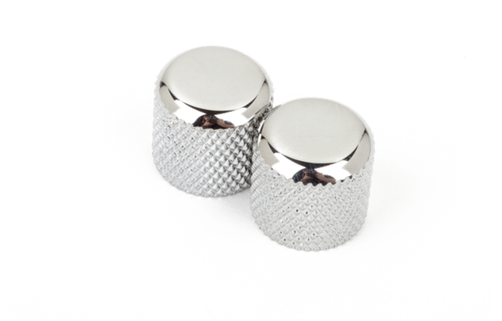 Fender Telecaster/Precision Bass Dome Knobs Chrome (2)