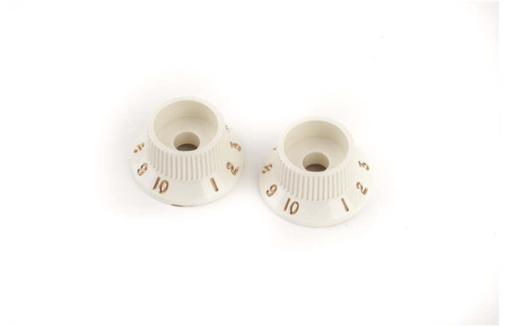 Fender Stratocaster S-1 Switch Knobs, Parchment (2)