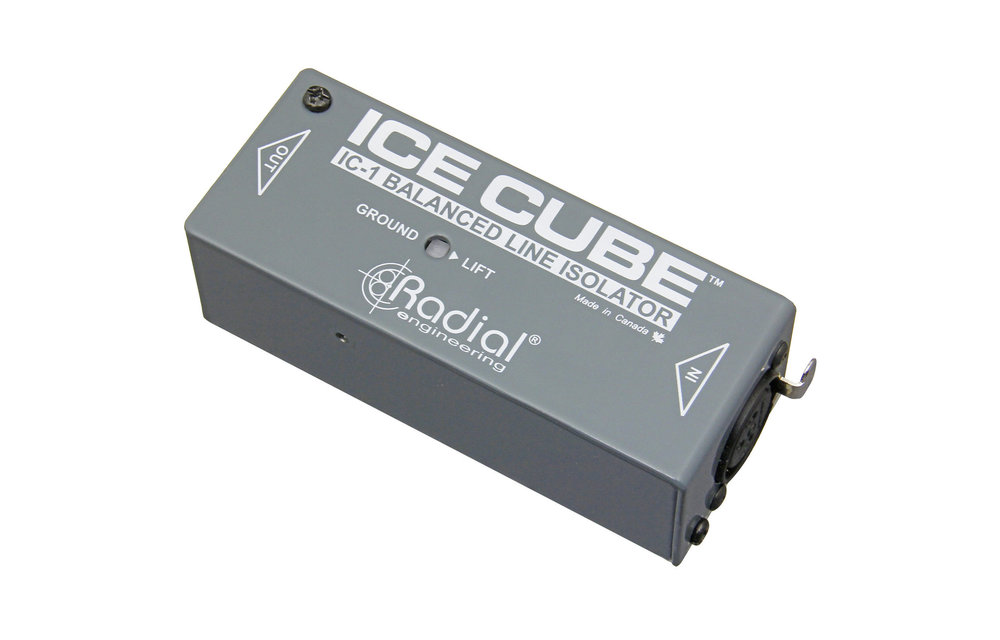 Radial IceCube balanced line isolator