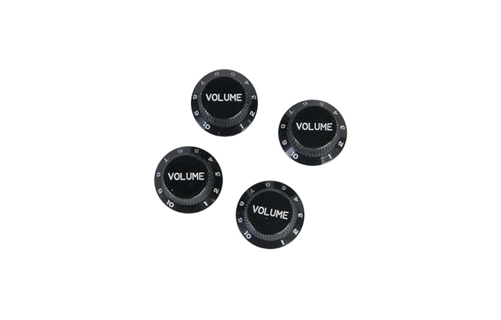 Profile Strat Type Tone Knob Black (4)