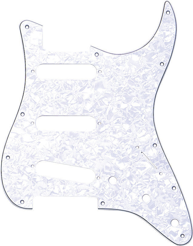 La Boîte Musicale ı Fender Stratocaster Pickguard White Pearl La